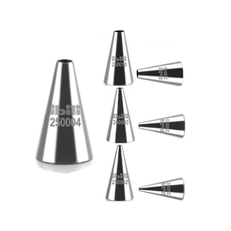 BICO PASTELEIRO LISO Ø4MM ALT.3CM INOX